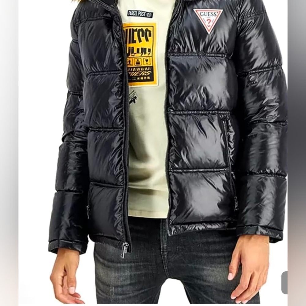 Guess Black Puffer Jacket